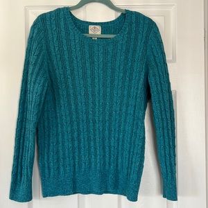 Warm cable sweater